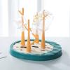 WOHPNLE 4-Tier Baby Bottle Drying Rack, Green view 4