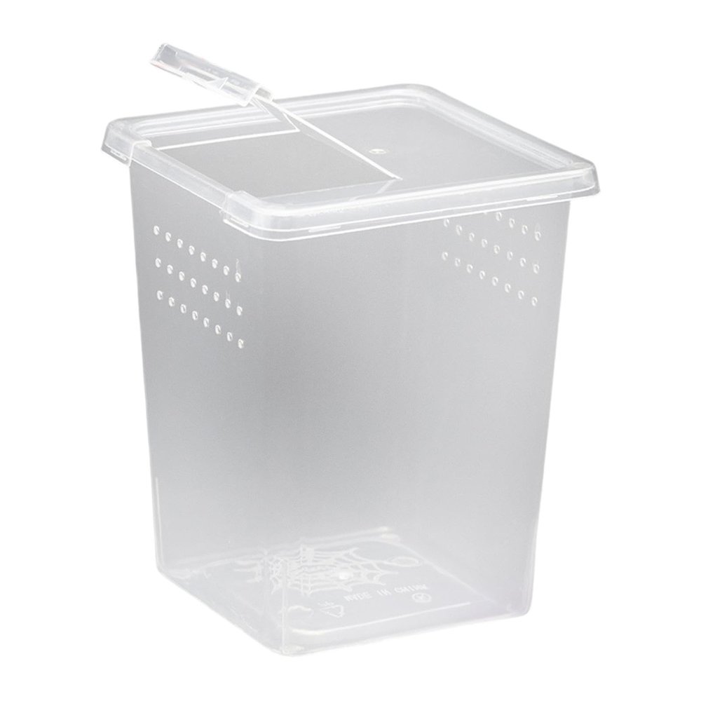 JISADER Small Transparent Terrarium for Reptiles