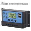 ZDETGU 12 V/24 V PWM Solar Charge Controller with LCD Display and USB Ports (C(30A)) view 4