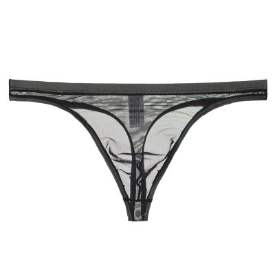 Men's Gay Sheer Bulge-Enhancing Pouch Briefs, Stretch Trunks