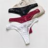 Women's Low-Rise String Thong, Soft Breathable Stretch Underwear view 2