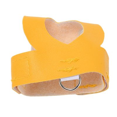 UPALDHOU Comfortable Bird Harness Vest with Handle, Easy-to-Use Leash Set for Parrots, Elastic Faux Leather (L)