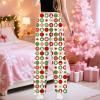 Zanisouta Women's Plaid Christmas Pajama Pants with Snowflake Print view 4