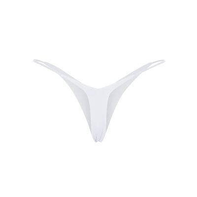 Generic Overt Women's Briefs with Pearl Lace, Low-Rise Sheer Thongs, Breathable Cotton No-Show Underwear