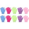 STOBAZA 10 Nylon Exfoliating Gloves for Body Scrubbing and Bath Massage view 1