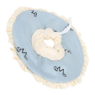 UPALDHOU Elizabeth Circle Guinea Pig & Rabbit Recovery Collar, Adjustable Wound-Protection Collar, Polyester + Sponge