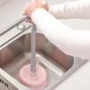 3-Piece Toilet Plunger Set with Strong Suction for Bathrooms and Hotels view 2