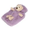 Akozon Multifunctional Hot Water Bottle, 1000ml Capacity, Wide Opening, Cartoon Design (Purple) view 3