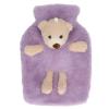 Akozon Multifunctional Hot Water Bottle, 1000ml Capacity, Wide Opening, Cartoon Design (Purple) view 4