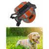 UPALDHOU Durable Dog Harness with Saddlebag, Reflective Strips, Breathable, Comfortable Design for Hiking Dogs Weighing 39.7–61.7 lb (ORANGE) view 2
