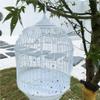 QUXVUIS Bird Cage Cover, 360-Degree Breathable Mesh, Easy-Clean, XXL/White view 3