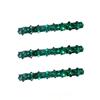 3-Piece Green Rhinestone Hair Clip Set view 1