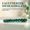 3-Piece Green Rhinestone Hair Clip Set view 2