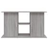 Aquarium Stand with Compartments and Shelves, Concrete Gray, 101 x 41 x 58 cm view 4