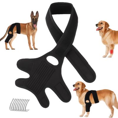 Yagerod 2026 New Dog Hip Support Harness, Joint-Stabilizing Thigh Brace with 10 Support Stays, Strong Support, Size L