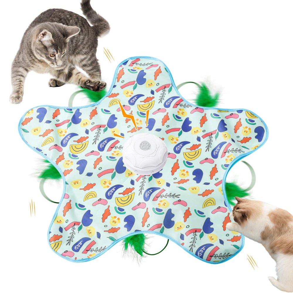 Interactive Cat Toy with Motion Activation