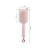 GXLBDK Retractable Self-Cleaning Hair Brush with Massage Bristles, Antistatic, Two Blue Brushes view 2