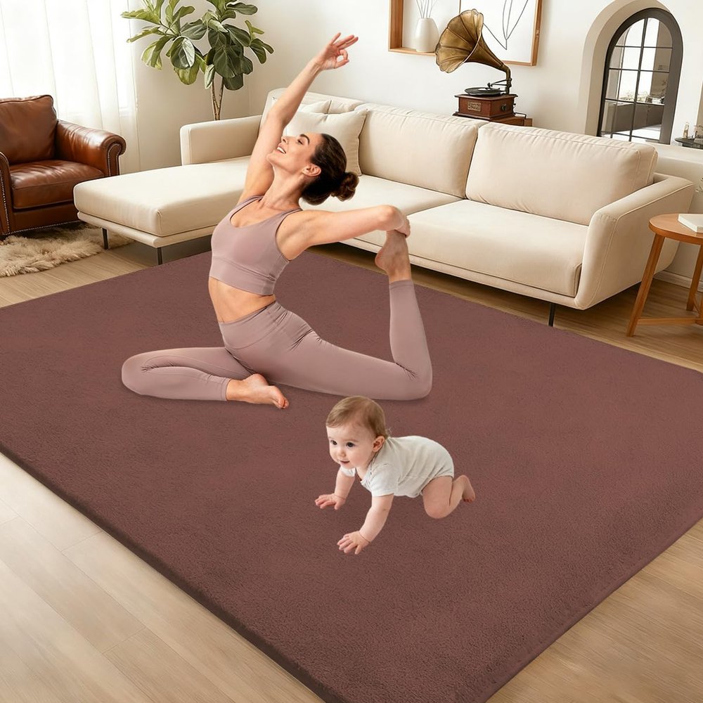 Voxirum 2 cm Thick Foldable Baby Crawling Mat, 140 x 160 cm