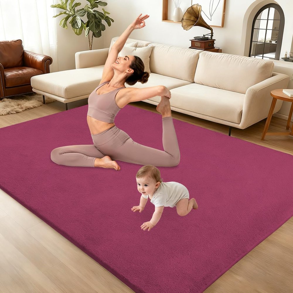 Voxirum 2 cm Thick Foldable Baby Crawling Mat, 60 x 120 cm