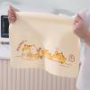 FTVOGUE Baby Silicone Placemat, Large Portable Heat-Resistant Placemat with Printed Design for Toddler Meals, Non-Slip Matte Underside view 2