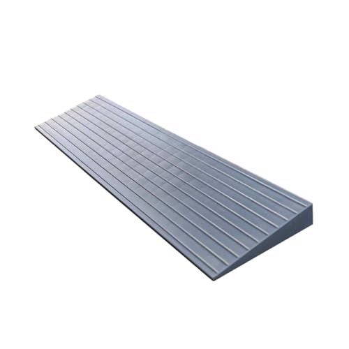 Rubber Door Threshold Ramp, Gray, 80 x 18 x 3 cm