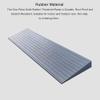 Rubber Door Threshold Ramp, Gray, 80 x 18 x 3 cm view 3
