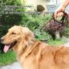 Genuine Leather Braided Dog Leash, 160 cm, Brown/Black view 2