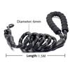Strong Reflective Dog Leash, Blue, 1.2 cm x 1.5 m view 3