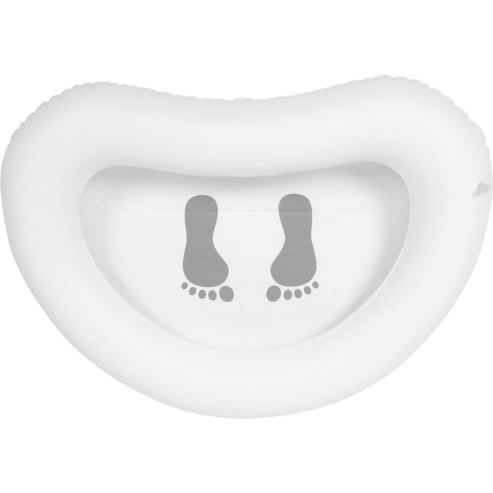 OUNONA Foldable Inflatable Foot Bath for Above-Ground Pools