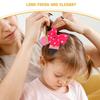 GALPADA 2 Pairs Hair Bow Clips, Non-Slip Grosgrain Ribbon Hair Barrettes, Fully Lined Clips for Toddlers, Cute Girls' Hair Accessories view 3