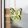 Veemoon Wooden Butterfly Hanging Decoration, 11.5 x 1.3 x 9.2 cm view 4