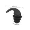 Concert Ear Protection, 1 Pair Silicone Earplugs with Case view 2