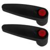 BESTYASH 2-Pack M8 Replacement Adjustment Knobs for Wheelchairs, PA, 20 mm Hole Depth view 1