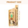 IWOWHERO 15-Minute Wooden Sauna Hourglass, Reusable and Portable view 2