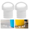 Drain Plugs for Mop Bucket Holes, 3-Piece White Rubber Set view 2
