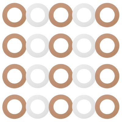 Disposable Paper Wax Warmer Protective Pads, White, 20 Count