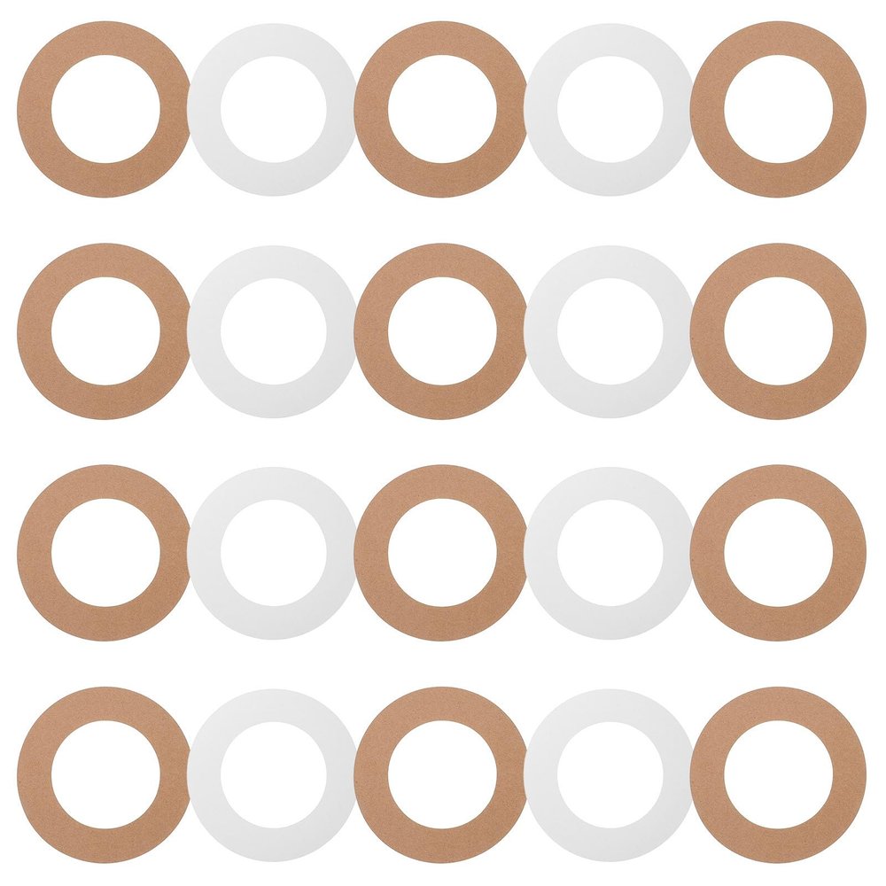 Disposable Paper Wax Warmer Protective Pads, White, 20 Count