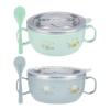 ORFOFE Stainless Steel Baby Bowls, 2-Piece Set, Double-Insulated view 1