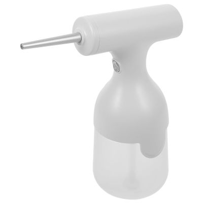 LOORGVEL Electric Foam Maker for Facial Cleanser and Shower Gel, White ABS and Silicone