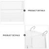 Alasum Parrot Bathtub for Cages, Leakproof, Easy to Install and Clean, Transparent Bird Bath view 2