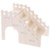 TOMETURE Wooden Hamster Climbing Ladder view 1