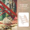 TOMETURE Wooden Hamster Climbing Ladder view 4