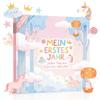BIROYAL My First Year Baby Album, Hardcover, Dream Unicorn view 1
