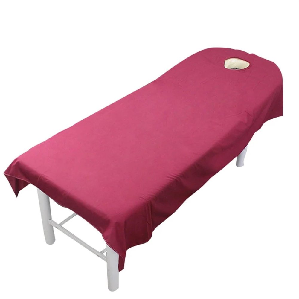 Soft SPA Beauty Massage Table Cover with Face Hole, Color 4