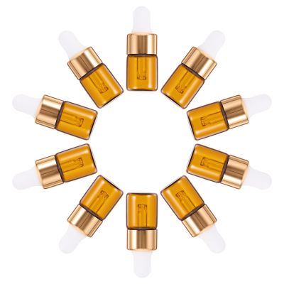 Small 2 mL Glass Dropper Bottles, 30-Pack, for Essential Oils