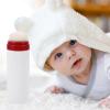 Baby Powder Bottle with Powder Puff, Plastic, Column-Shaped, 1 Pc. view 3