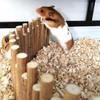 WATIIFUFU Chew-Resistant Wooden Fence Toy for Hamsters and Small Pets view 4