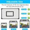 WEITINGKKK Magnetic Aquarium Mesh Cover, DIY Assembly, 50 x 30 cm view 3