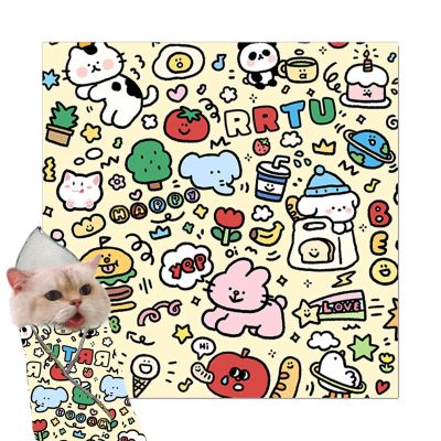 Cat Grooming Wrap with Anti-Escape Adhesive, Portable Swaddle