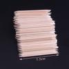 MOBUTOFU 500-Piece Double-Sided Beauty Wooden Sticks, Smooth Wood Cuticle Pushers, Multifunctional Wax Applicators for Manicure and Pedicure Nail Care view 2